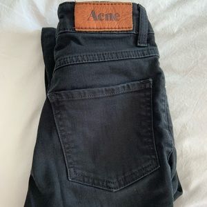 Black acne jeans
